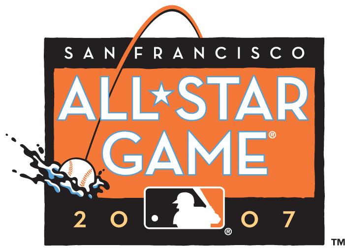 MLB All-Star Game 2007 Alternate Logo vinyl decal